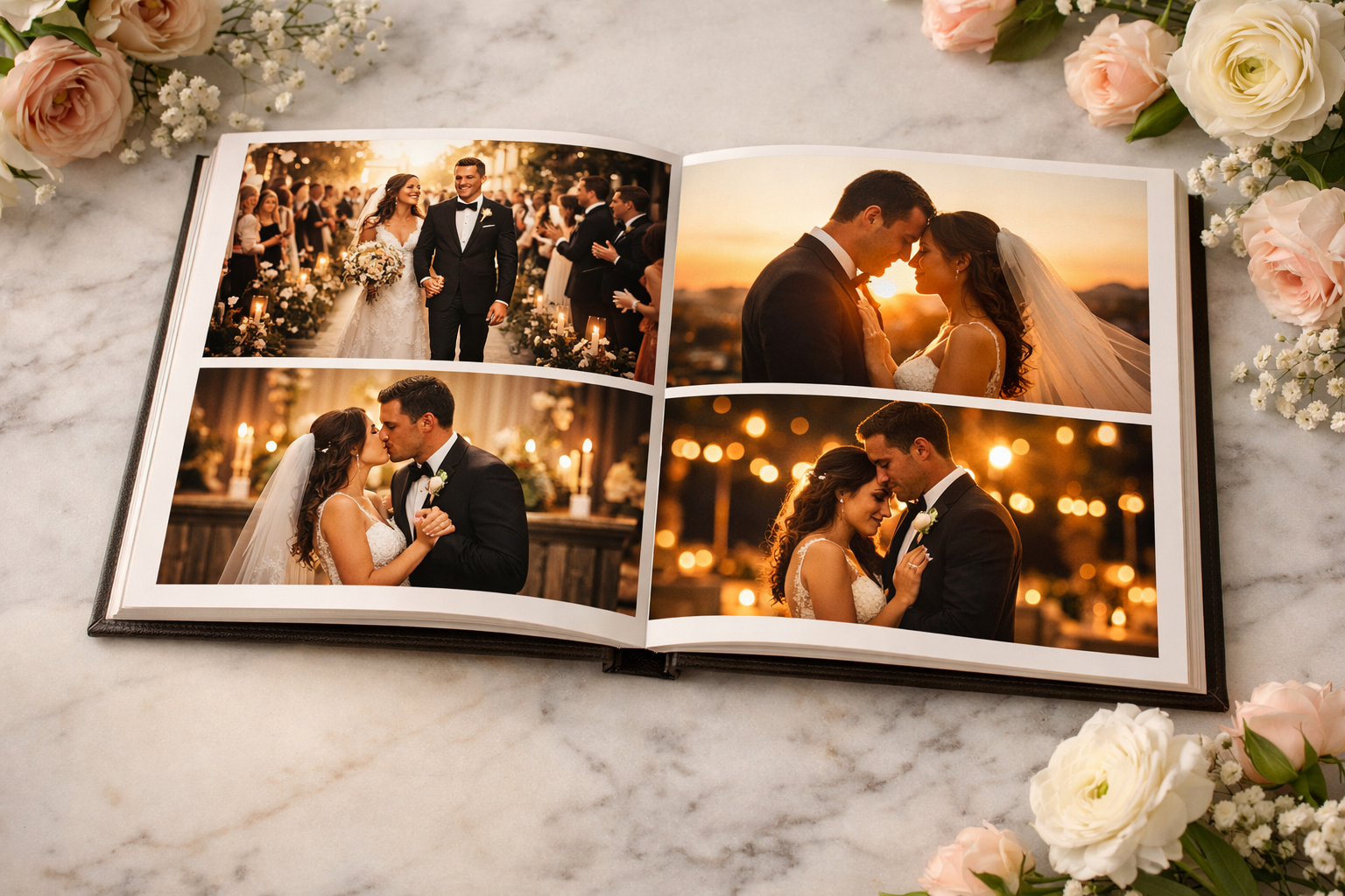 Wedding photobook sample